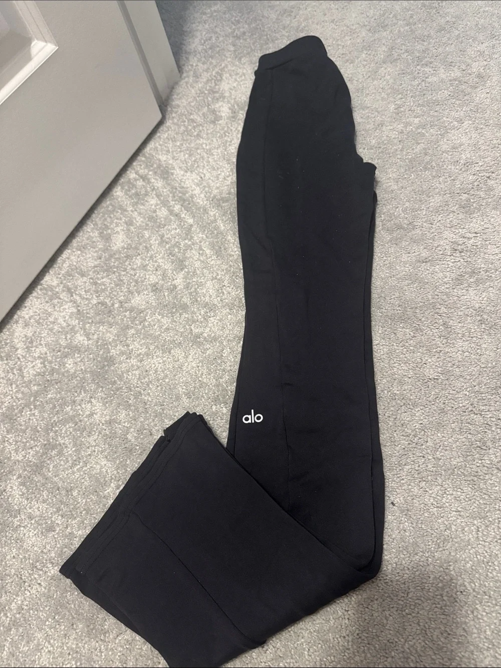 ALO Black Women's Stretch Flare Pants